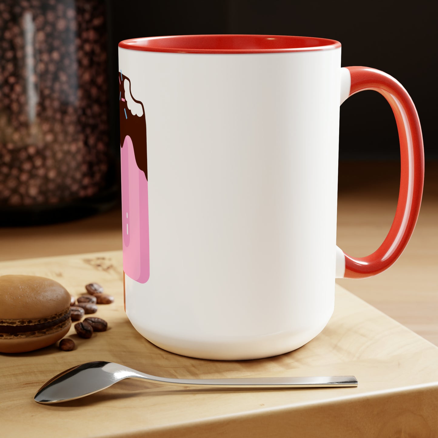 🍦 Choco-Top Pink Ice Cream Mug 🍦